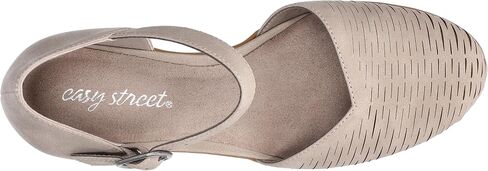 Easy Street Women's Justina Heeled Sandal, Sand, 8 X-Wide in Saudi Arabia