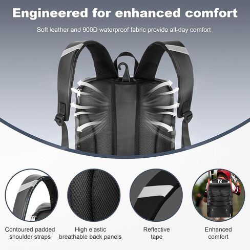 Softball Bag for Youth Adult, Sturdy Leather Baseball Bat Backpack with Shoe Compartment, Waterproof Baseball Bag with Fence Hook for TBall Bat & Equipment in Kuwait