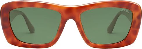 Sojos Ocean Collection نظارة شمسية للسيدات مربع مستقطب عصري ، نظارات شمس معاد تدويرها صديقة للبيئة ، ظلال مستطيل ، in Kuwait