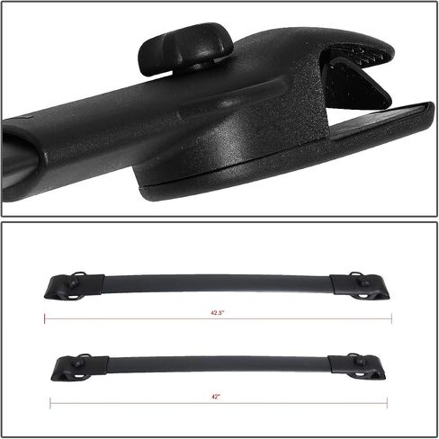 Auto Dynasty OE Style Aluminum Roof Rack Rail Cross Bars for Luggage Cargo Carrier, Compatible with Toyota Sienna 2011-2018 Models Original with Roof Rail, 2-Pieces in Saudi Arabia