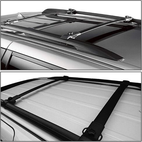 Auto Dynasty OE Style Aluminum Roof Rack Rail Cross Bars for Luggage Cargo Carrier, Compatible with Toyota Sienna 2011-2018 Models Original with Roof Rail, 2-Pieces in Saudi Arabia