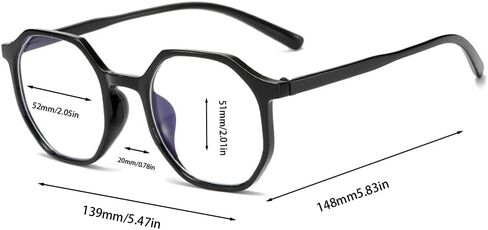 Fashion Oversize Myopia Glasses for Men Women Lightweight Nearsighted Distance Glasses in Saudi Arabia