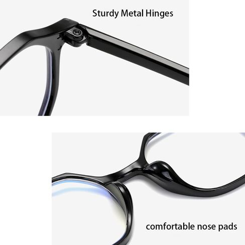 Fashion Oversize Myopia Glasses for Men Women Lightweight Nearsighted Distance Glasses in Saudi Arabia