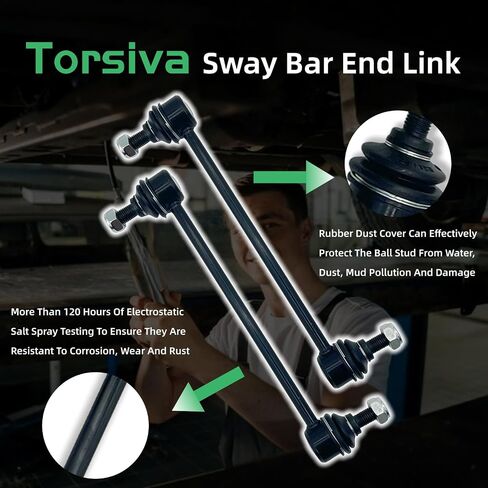 K750032 2PCS Front Stabilizer Sway Sway Bar Links for Hyundai 2007 2008 2009-2012 Elantra ، for Kia 2010-13 Forte/Forte Koup ، 2012-2013 in Kuwait