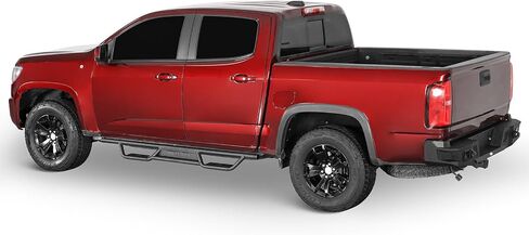 Hooke Road Side Severy Nerf Bars Rails متوافقة مع Chevy Colorado & GMC Canyon Crew Cab 2015-2025 ، 7.3 "لوحات الركض المنسدلة in Saudi Arabia