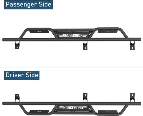 Hooke Road Side Severy Nerf Bars Rails متوافقة مع Chevy Colorado & GMC Canyon Crew Cab 2015-2025 ، 7.3 "لوحات الركض المنسدلة in Saudi Arabia