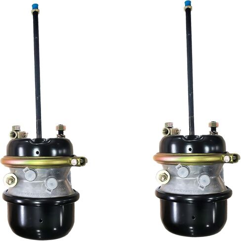 telfair 2 Pack Sealed 30/30 Air Brake Chambers, 2.5'' Stroke, Fully Threaded Compatible with Semi Trucks & Trailers (Fits Bendix 165255, K049898, Haldex GC3030, NT3030STD120, 3030TS, TR3030C) in Saudi Arabia