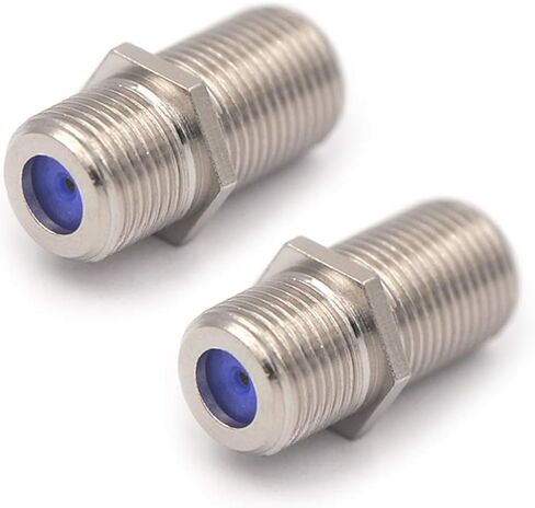 موصل الكبلات Coaxial Coxial VCE 3GHZ مطلي بالنيكل ، Coax Female إلى موصل أنثى لـ RG6/RG59 Coaxial Cable Extensed ، 6 Pack in Kuwait