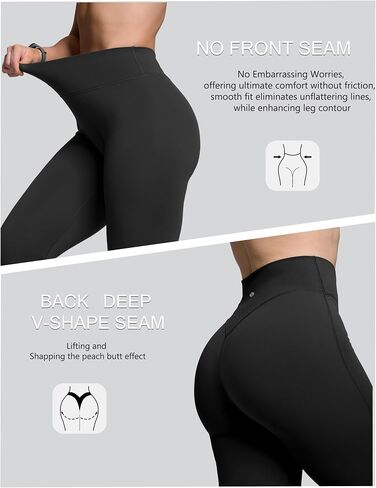 Sogetdo Women's Flared Yoga Leggings 31‘’ Wide Leg No Front Seam Tummy Control Butt Lifting Buttery Workout Yoga Pants in Kuwait