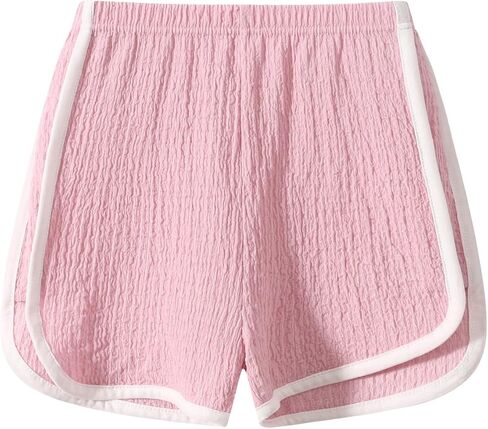 Girls 8 Pieces Summer Outfits Casual Cami Tank Top and Dolphin Shorts Clothing Sets 4-8Y in Saudi Arabia