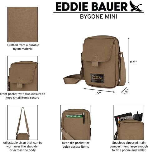 Eddie Bauer Women's Crossbody Bag | Everyday Carry | Travel | Vacation | Small | Shoulder Strap | Lightweight in Saudi Arabia