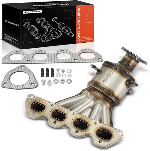 A-Premium Front Exhaust Manifold Catalytic Converter Kit Direct-Fit Compatible with Chevrolet 2009-2011 Aveo, 2009-2011 Aveo5 & Pontiac 2009-2010 G3, 1.6L, EPA Compliant in Saudi Arabia