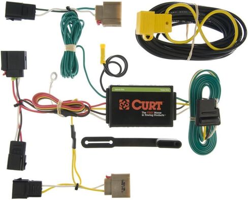 CURT 56002 Vehicle-Side Custom 4-Pin Trailer Wiring Harness, Fits Select Suzuki Grand Vitara, SX4 in Saudi Arabia