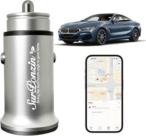 Car Anti-Loss Device with Charging Port - Real-Time Location Tracking, Compatible with Apple Find My (iOS Only) in Saudi Arabia