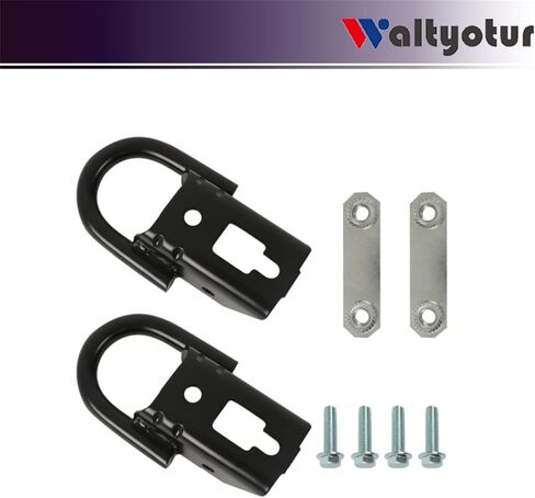 1 Pair Black Front Tow Hooks Set with Hardware Replacement for F-150 2009-2021 Replacement for Expedition 2007-2015 Replacement for Navigator 2007-2015 in Saudi Arabia