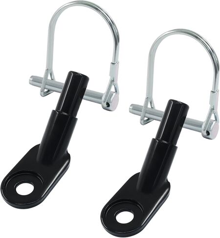 Luomorgo 2 Pack Bike Trailer Hitch Coupler - Heavy Duty Steel Bicycle Trailer Attachment for Child/Cargo/Pet Trailers (Black) in Saudi Arabia
