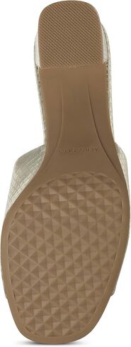Aerosoles Women's Entree Heeled Sandal, Gold Snake Embossed, 8 in Saudi Arabia