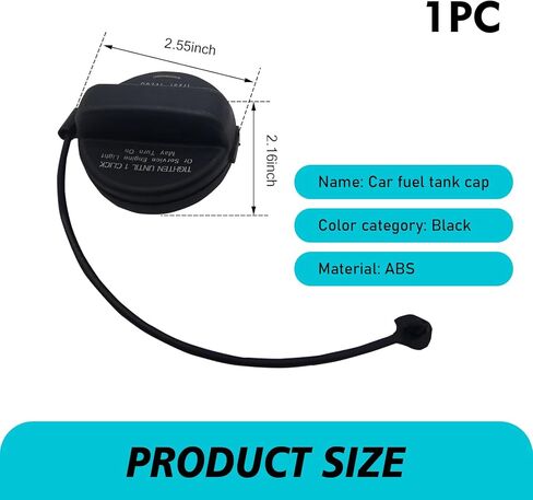 يحافظ غطاء خزان الوقود المنحدر ، ميناء حشو الوقود على أغطية إغلاق مغلقة ، استبدال غطاء مقاومة للحرارة من البلاستيك ، متوافق مع نيسان إنفينيتي 17251-1VZ0D 17251-3JA0A (أسود) in Kuwait