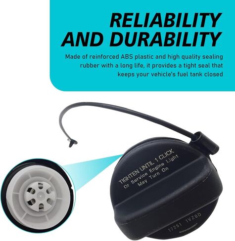 يحافظ غطاء خزان الوقود المنحدر ، ميناء حشو الوقود على أغطية إغلاق مغلقة ، استبدال غطاء مقاومة للحرارة من البلاستيك ، متوافق مع نيسان إنفينيتي 17251-1VZ0D 17251-3JA0A (أسود) in Kuwait