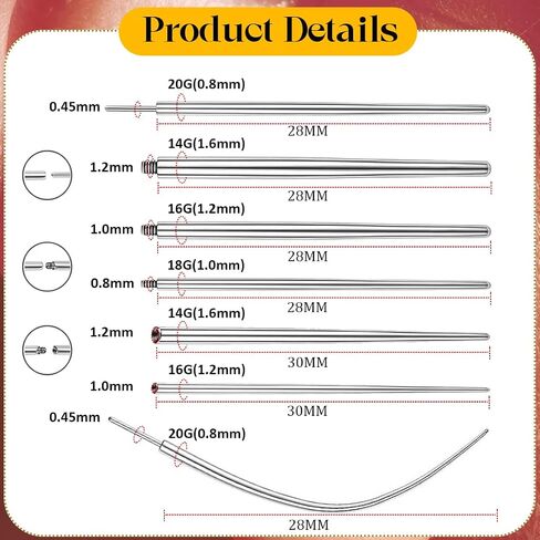 ثقب التفتت غير المراتية الإدراج دبوس دبوس grabber أداة لتغيير حرك الظهر المسطح ، 20G 18G 16G 14G أداة Appologator Tool منحنية للأنف الشفاه الغضروف in Kuwait