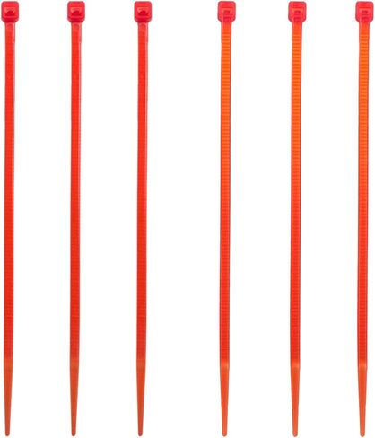 روابط سحاب 8 بوصة (طول ربط 6.7 ") ، وعلاقات كابل النايلون 120 بكسل ، 6 ألوان متعددة in Kuwait