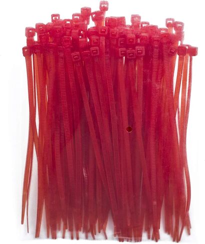 روابط سحاب 8 بوصة (طول ربط 6.7 ") ، وعلاقات كابل النايلون 120 بكسل ، 6 ألوان متعددة in Kuwait