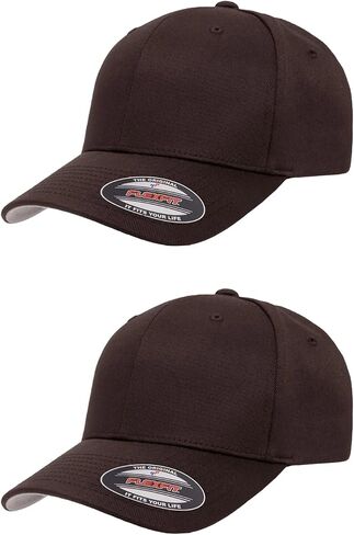 Joe's USA Flexfit 6277 - Six Panel Cotton Blend Premium Baseball Build Bulk ، Flugh Caps - Sister S/M ، L/XL و 2XL in Kuwait