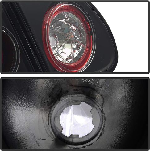 Acanii - من أجل Black 2003-2008 Toyota Corolla Tail Lights مصابيح الفرامل المصابيح الخلفية الخلفية Left+Right 2004 2005 2006 2007 in Kuwait