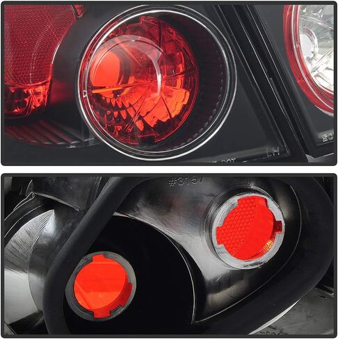 Acanii - من أجل Black 2003-2008 Toyota Corolla Tail Lights مصابيح الفرامل المصابيح الخلفية الخلفية Left+Right 2004 2005 2006 2007 in Kuwait