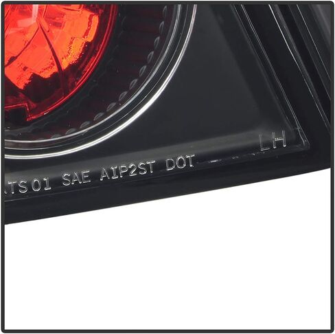 Acanii - من أجل Black 2003-2008 Toyota Corolla Tail Lights مصابيح الفرامل المصابيح الخلفية الخلفية Left+Right 2004 2005 2006 2007 in Kuwait