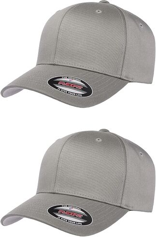 Joe's USA Flexfit 6277 - Six Panel Cotton Blend Premium Baseball Build Bulk ، Flugh Caps - Sister S/M ، L/XL و 2XL in Kuwait