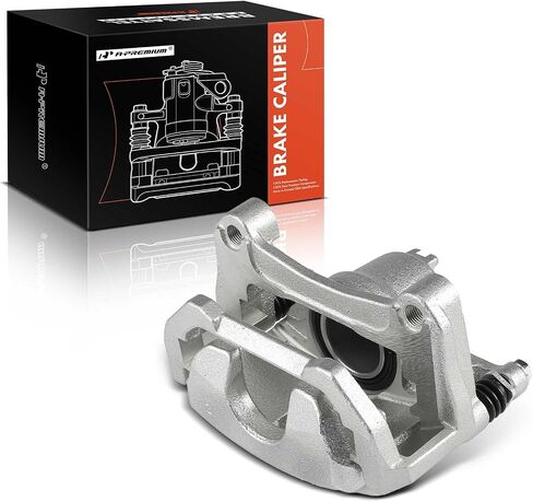 A-Premium Disc Brake Caliper Assembly with Bracket Compatible with Nissan Models - Maxima 2009-2023 V6 3.5L, Sentra 2009-2012 L4 2.5L - Front Left Driver Side in Saudi Arabia