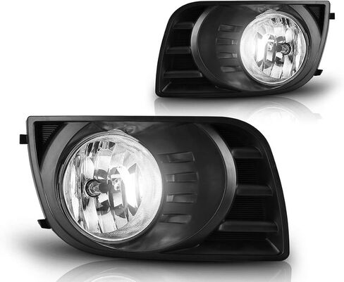 AUTOWIKI Fog Lights For Toyota Sequoia 2008-2017 OEM Fog Lamps Replacement Clear Lens 2PCS With H10 12V 42W Bulbs (Switch and Wiring Kit Included) in Saudi Arabia