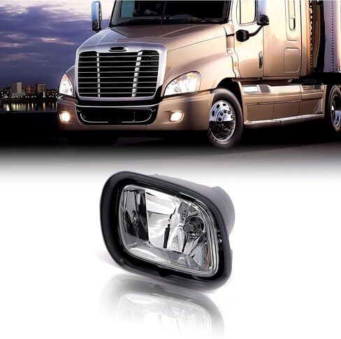 عزم الدوران سائق عزم الدوران يسار ضباب الإضاءة البديل لعام 2008-2017 Freightliner Cascadia Semi شاحنات [شملت جميع المصابيح] Assembly Dot SAE المعتمدة LH (TR031-L) in Saudi Arabia