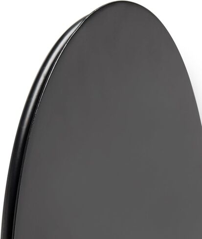 SAFAVIEH Home Collection Aistina Mid-Century Modern Matte Black 13 x 61-inch Oval Decorative Accent Wall Mirror for Bedroom Living Room Entryway in Saudi Arabia