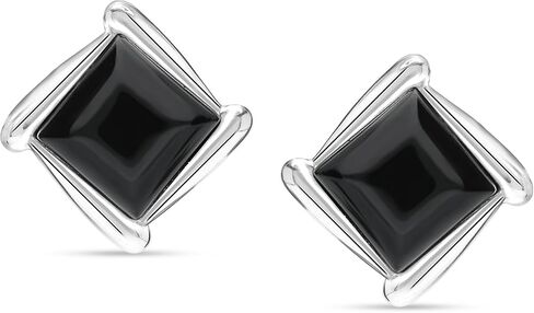 LeCalla 925 Sterling Silver Stud Earrings | Cubic Zirconia Stud Earrings for Women | Birthday Gifts Jewelry in Saudi Arabia