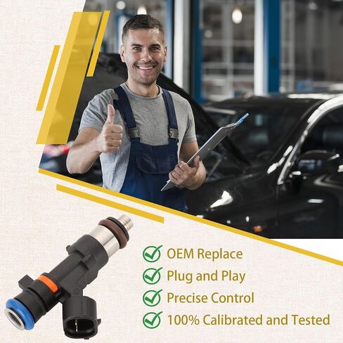 16600-3RC0A OE 1.8L Fuel Injectors,Compatible with/Nissan 1.8 Sentra 2013 2014 2015 2016 2017 2018 2019 |10 Holes| |Set of 4| in Saudi Arabia