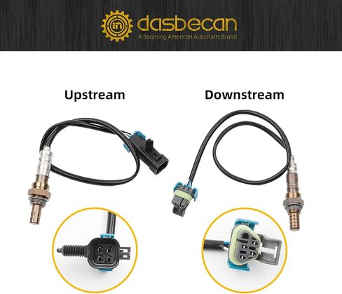 Dasbecan 234-4242 و 234-4251 Oxygen 2.4L O2 Sensor 2 PCS متوافق مع شيفروليه الإعتدال ، تشيفي ماليبو ، تشيفي كابتن سبورت ، GMC Therrain ، Pontiac G6 ، Solstic in Saudi Arabia