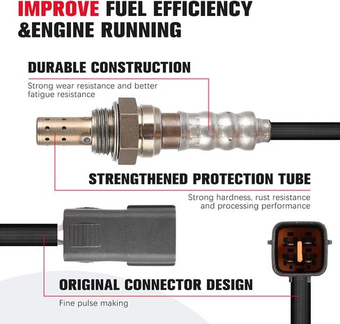 O2 Oxygen Sensor Downstream Compatible for Mazda 3 2011 2012 2013, 5 2012 2013 2014 2015, L4 2.5L, Replace 234-4505 L5D91886ZC Bank 1 Sensor 2 in Saudi Arabia