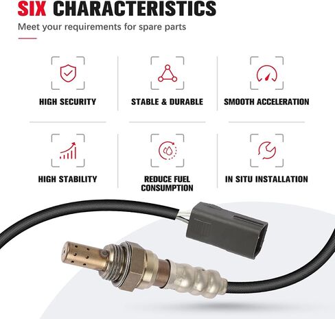 O2 Oxygen Sensor Downstream Compatible for Mazda 3 2011 2012 2013, 5 2012 2013 2014 2015, L4 2.5L, Replace 234-4505 L5D91886ZC Bank 1 Sensor 2 in Saudi Arabia