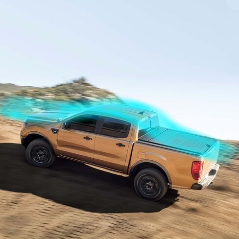 Retractable Truck Bed Tonneau Cover Compatible with 2019 2020 2021 2022 2023 2024 2025 Ranger (5'/60'') Retractable Hard Truck Bed Cover Password Lock in Kuwait