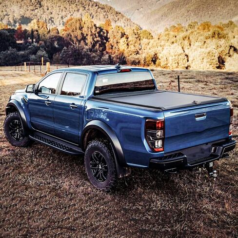 Retractable Truck Bed Tonneau Cover Compatible with 2019 2020 2021 2022 2023 2024 2025 Ranger (5'/60'') Retractable Hard Truck Bed Cover Password Lock in Kuwait