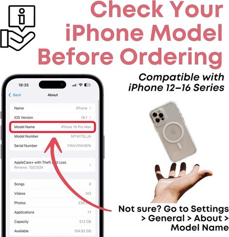 Aporia - متوافق مع Magsafe Clear Case for iPhone مع Crossbody Chain | بنيت في حزام الخطاف والكتف | متوافق مع Magsafe Wireless Charging + Design Luxury (Gold ، iPhone 15 Pro Max) in Saudi Arabia