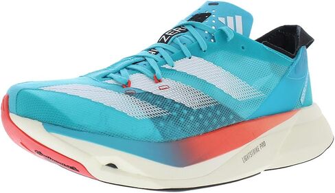 Adidas Adizero Adios Pro 3 Mens Shoes Size 9, Color: Lucid Cyan/Cloud White/Bright Red-Blue in Saudi Arabia