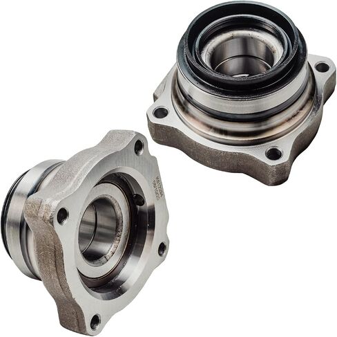 Detroit Axle - REAR 2PC WHELE HUBS لـ TOYOTA 2005-2020 TACOMA ، 2 Bearings and Hub Assembly 2006 2007 2007 2009 2008 2012 2013 2015 2015 2017 2018 2018 Replace in Saudi Arabia