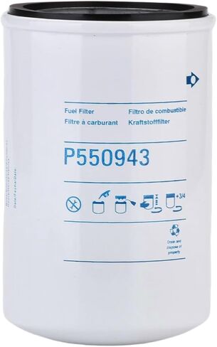 P550943 Fuel Filter Compatible with 2013-2025 GMC Sierra 1500 2500 3500 6.2L V8 2011-2023 Ford F-250 F-350 F-450 F-550 6.7L Powerstroke Diesel Replace 25011214,BF782,WIX 33124,P553(set of 6) in Saudi Arabia