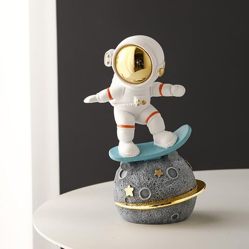 Ubaka Creative Astronaut Decorative Living Room Table Decoration Simple Modern Light Luxury Home Wine Cabinet Decor Garden Crafts (Basketball Astronaut) in Saudi Arabia
