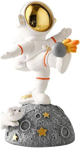 Ubaka Creative Astronaut Decorative Living Room Table Decoration Simple Modern Light Luxury Home Wine Cabinet Decor Garden Crafts (Basketball Astronaut) in Saudi Arabia