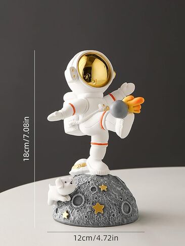 Ubaka Creative Astronaut Decorative Living Room Table Decoration Simple Modern Light Luxury Home Wine Cabinet Decor Garden Crafts (Basketball Astronaut) in Saudi Arabia