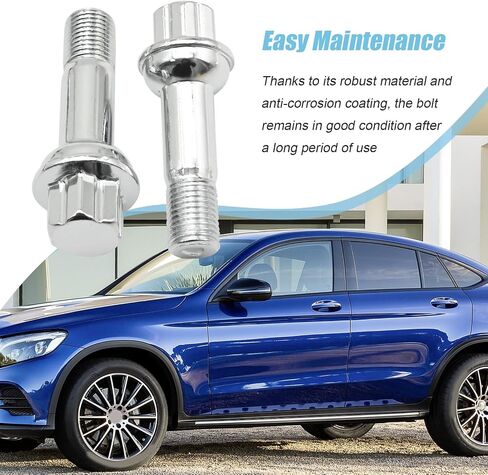 UOIENRT 20Pcs 9905407 Lug Bolt, Replacement for Mercedes-Benz ML-Class GLC-Class S-Class E-Class AMG GT GLE-Coupe CL-Class 2002-2023, Replaces 0009905307 610-549 in Saudi Arabia